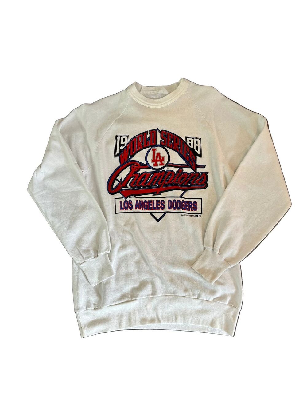 Logo 7 1988 MLB Long Sleeve Shirt Multicolor Mens L